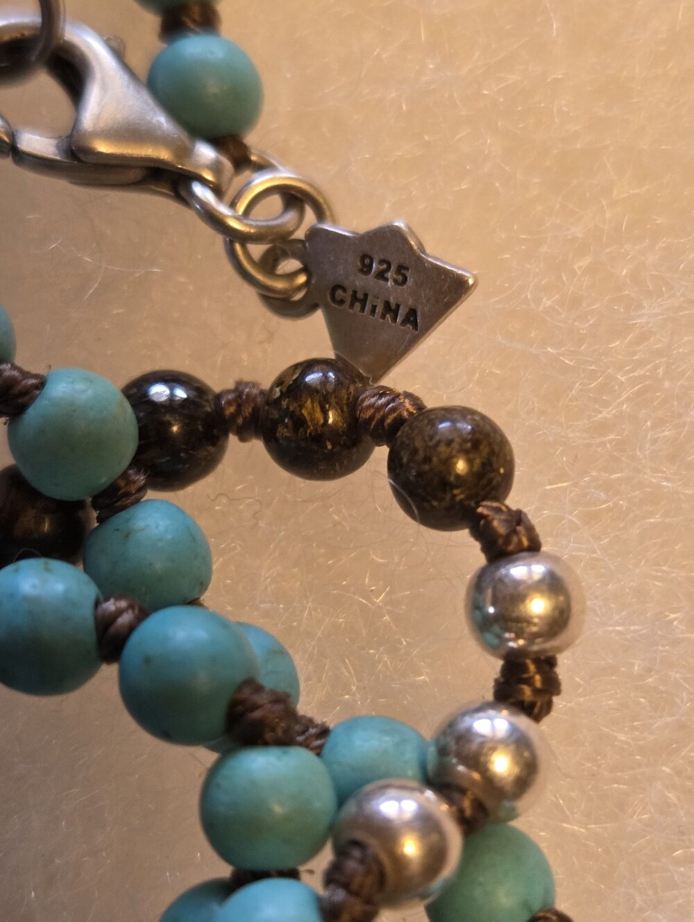 Silpada Sterling Silver & Howlite Necklace - Picture 8 of 12